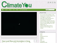 Tablet Screenshot of climateyou.org
